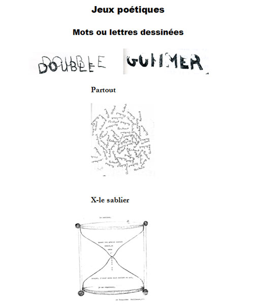 Mots dessinés